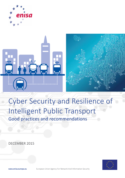 ENISA-Cyber Security and Resilience of Intelligent Public Transport