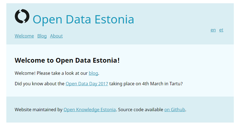 Estonia Open Data Portal