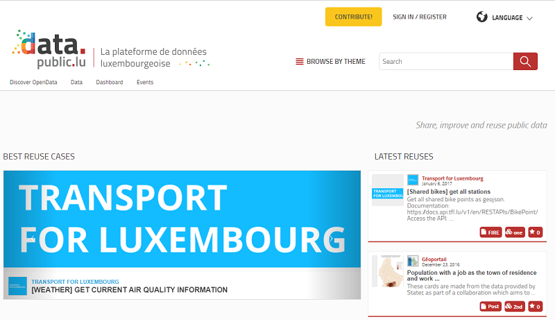 Luxembourg Open Data Portal
