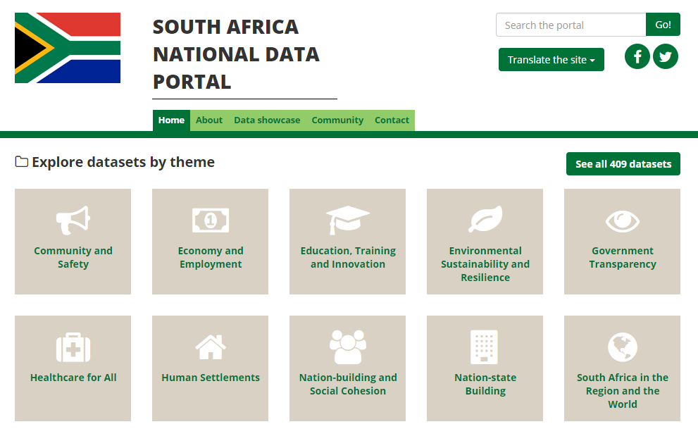 South Africa Open Data Portal
